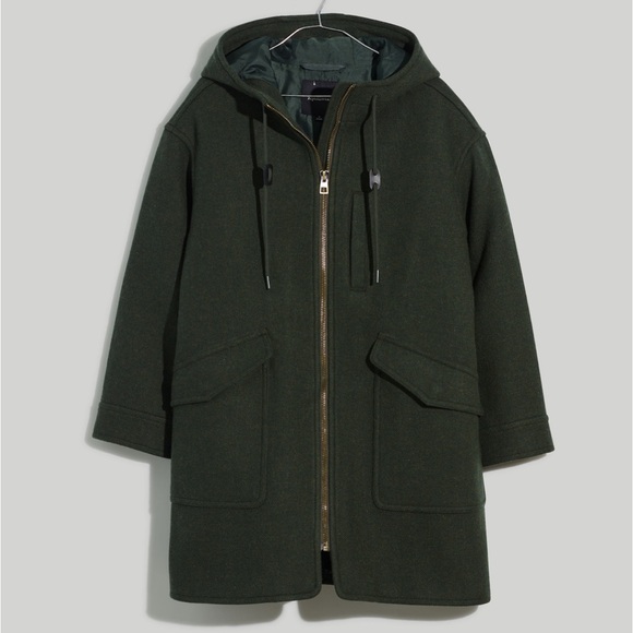 Madewell Jackets & Blazers - Madewell Women’s Lynnford Coat in Insuluxe Fabric - Size Small, forest green
